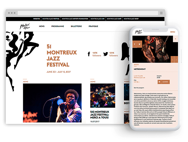 Site du Montreux Jazz Festival