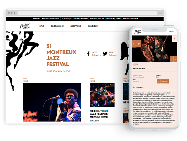 Site du Montreux Jazz Festival